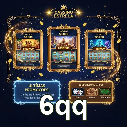 Jackpots do cassino Estrela no site 6qq, destacando prêmios e diversão.