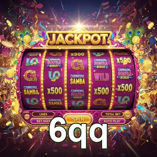 Tela do jogo de slot 6qq Jackpot com roletas emocionantes e prêmios incríveis.