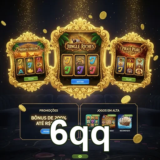 Imagem do jogo Jungle Riches Slots disponível no site 6qq, destacando suas cores vibrantes e temas selvagens.