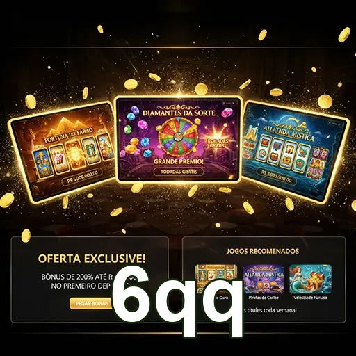 Jogador feliz experimentando slots populares no 6qq